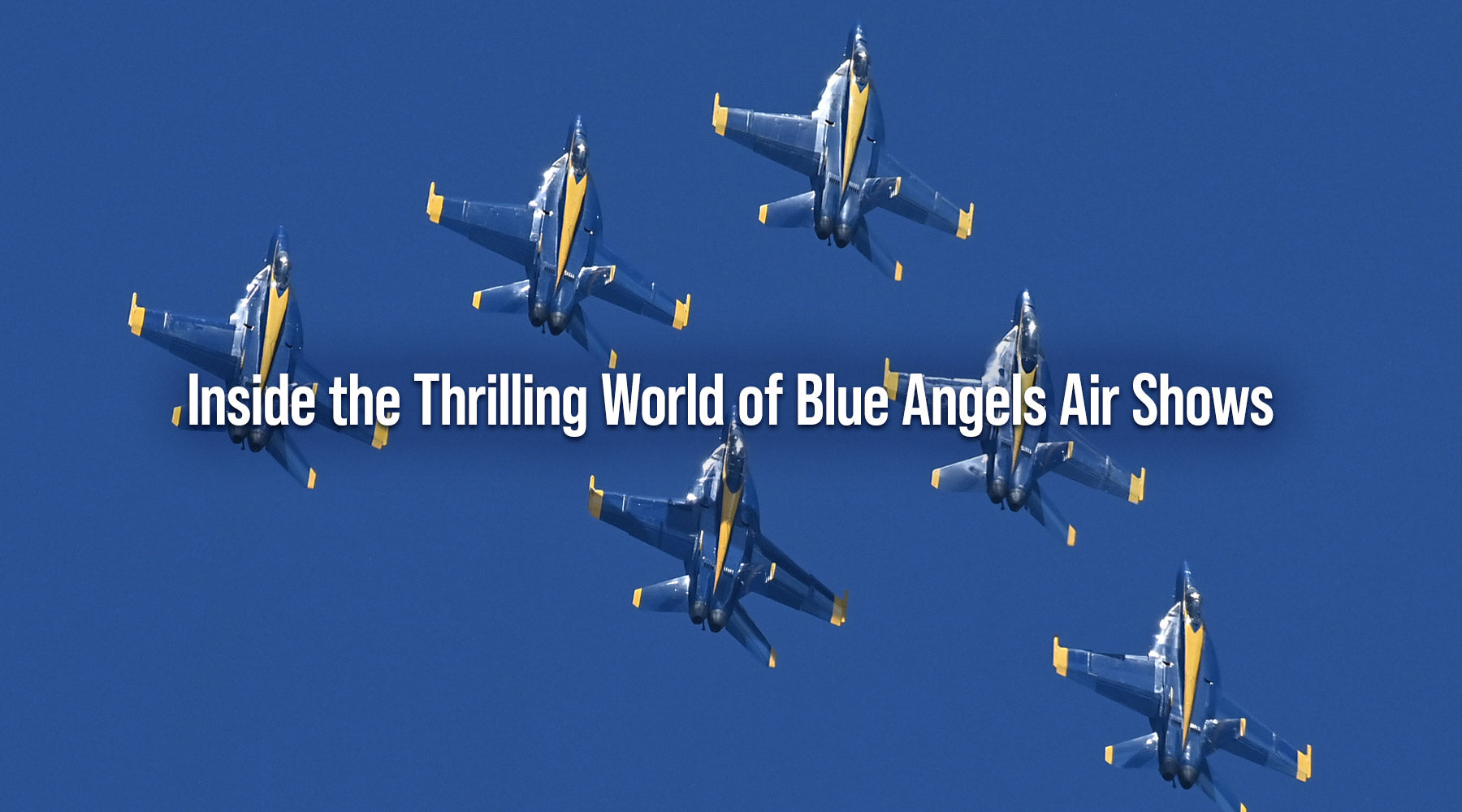 Inside the Thrilling World of Blue Angels Air Shows