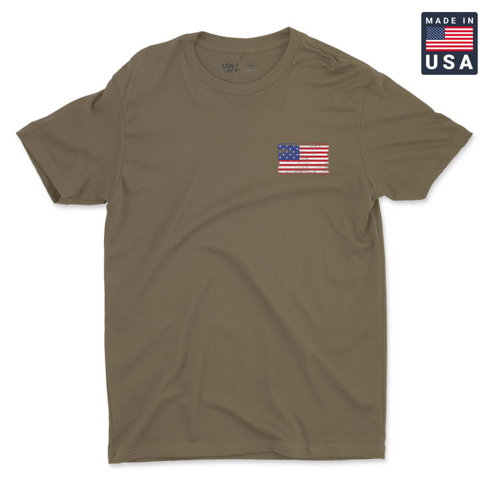 Don't Give Up the Ship - Star Spangled Banner Men's T-Shirt