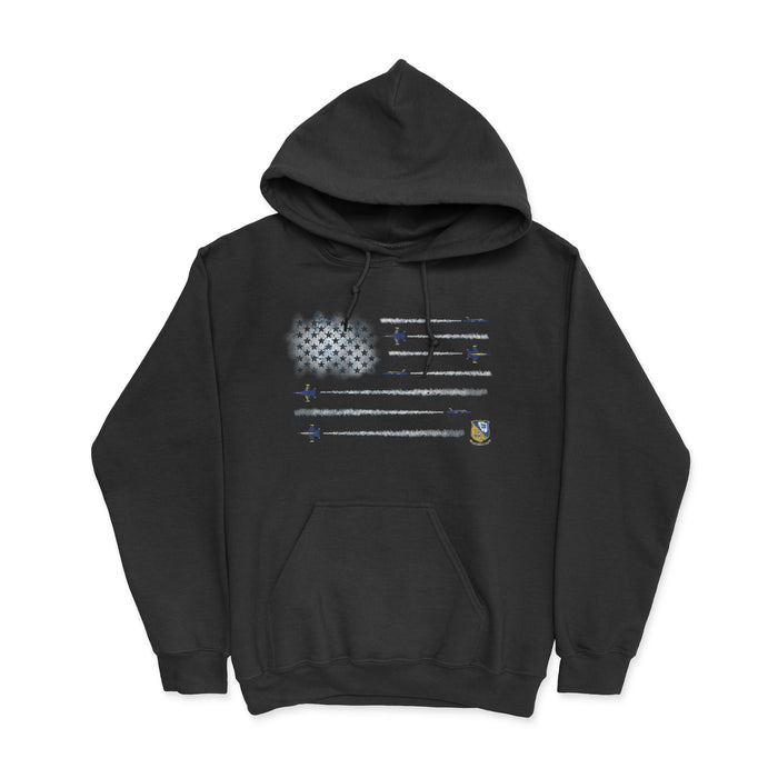 Blue Angels Smoke Flag Men's Hoodie