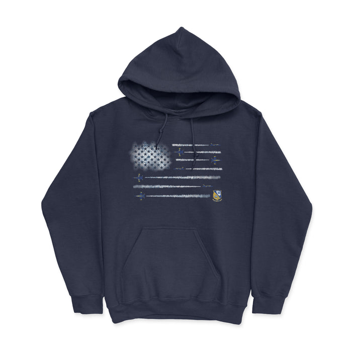 Blue Angels Smoke Flag Men's Hoodie