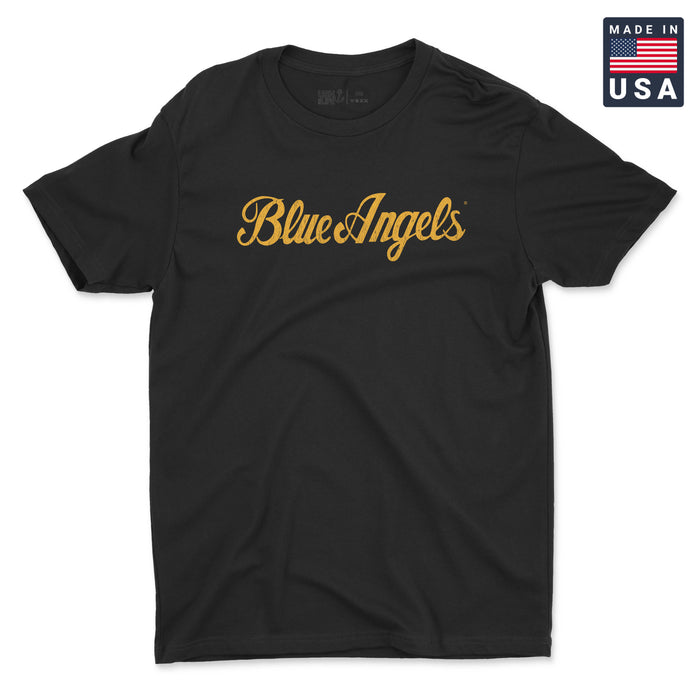 Blue Angels Script Men's T-Shirt