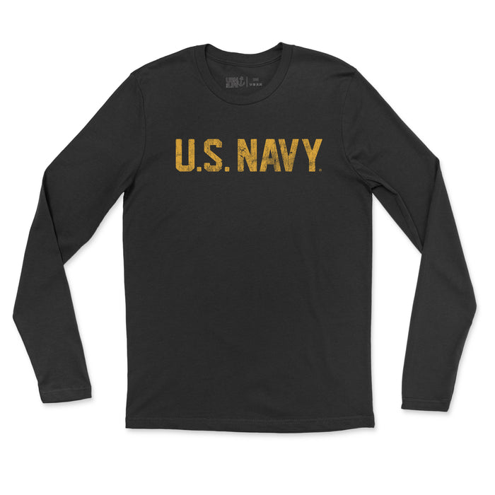 U.S. Navy Not So Basic Men's Fine Jersey Long Sleeve Tee