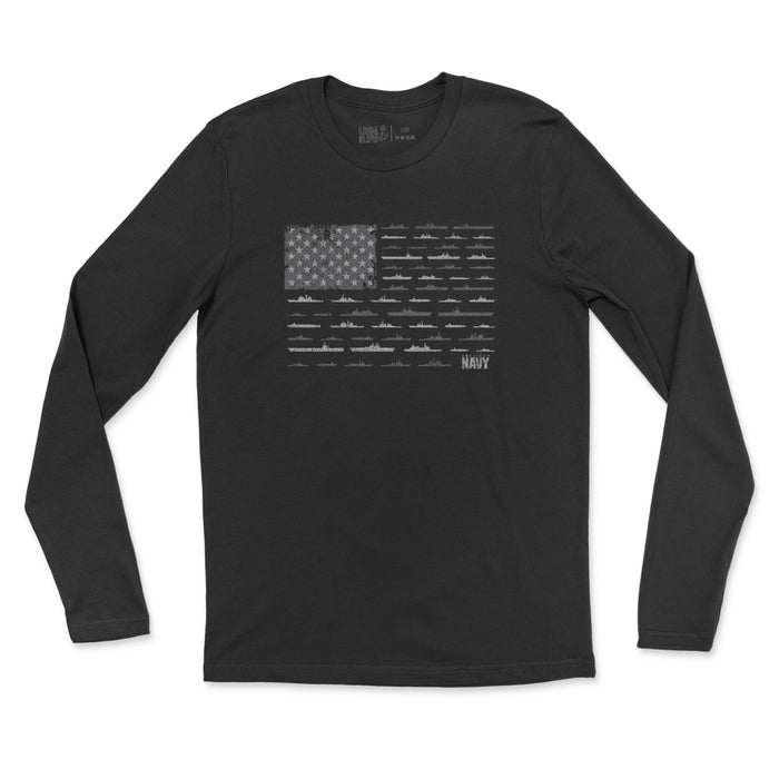 Fleet Flag Men's Fine Jersey Long Sleeve Tee