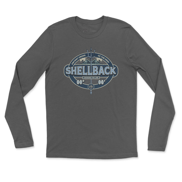 Shellback Trident Men's Fine Jersey Long Sleeve Tee