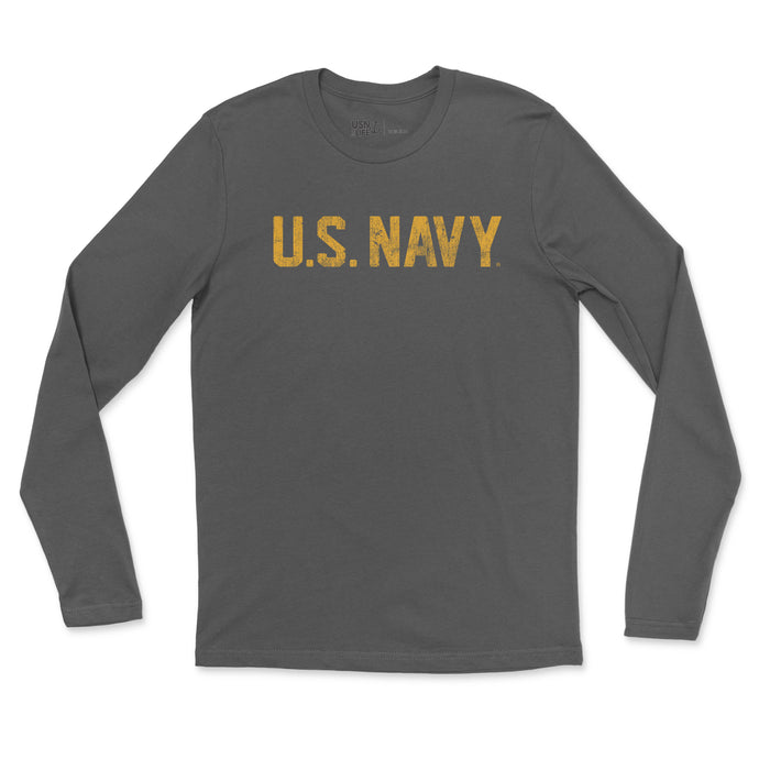 U.S. Navy Not So Basic Men's Fine Jersey Long Sleeve Tee