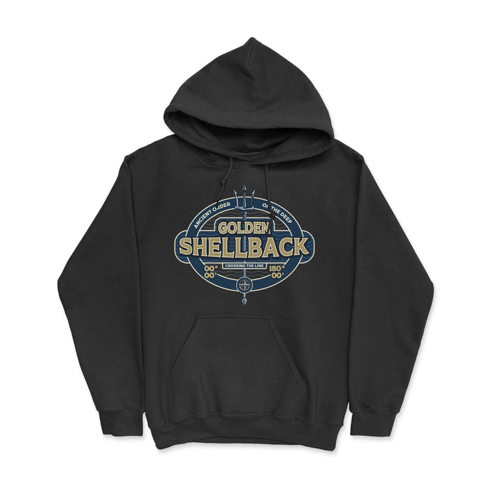 Golden Shellback Trident Men's Heavy Blend Hooded
