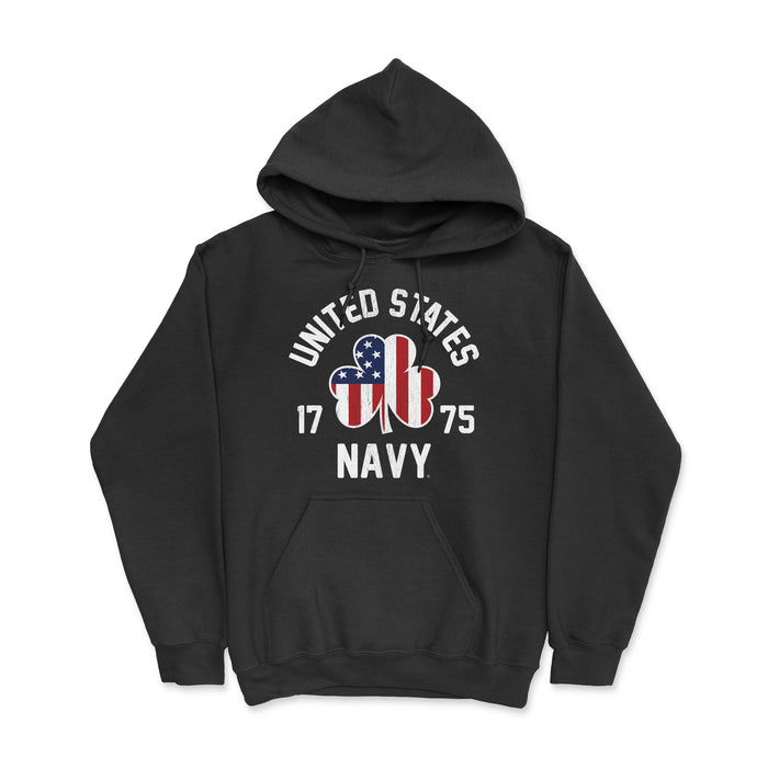 US Navy Shamrock Flag Limited Emerald Edition Men's Hoodie
