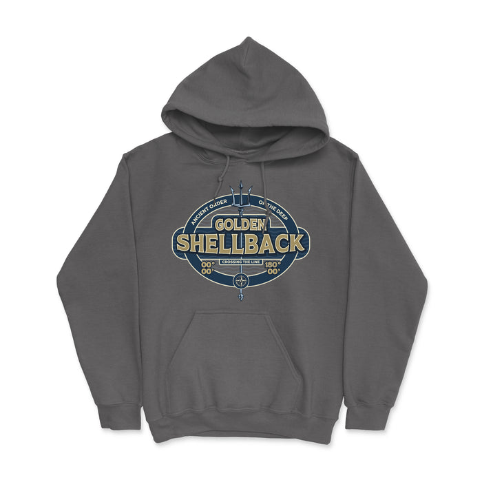 Golden Shellback Trident Men's Heavy Blend Hooded