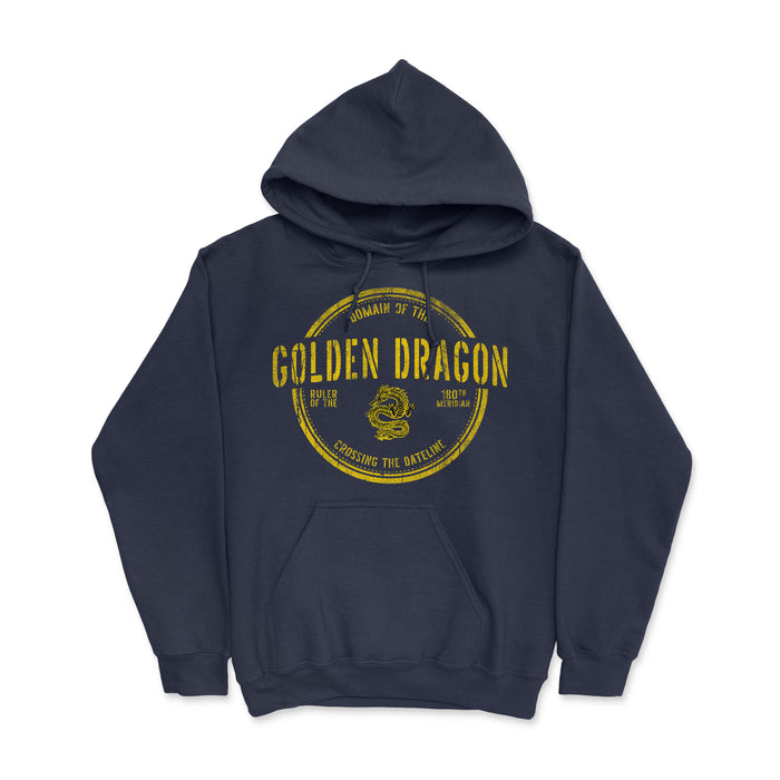 Vintage Golden Dragon Men's Hoodie