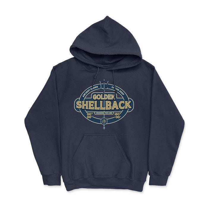 Golden Shellback Trident Men's Heavy Blend Hooded