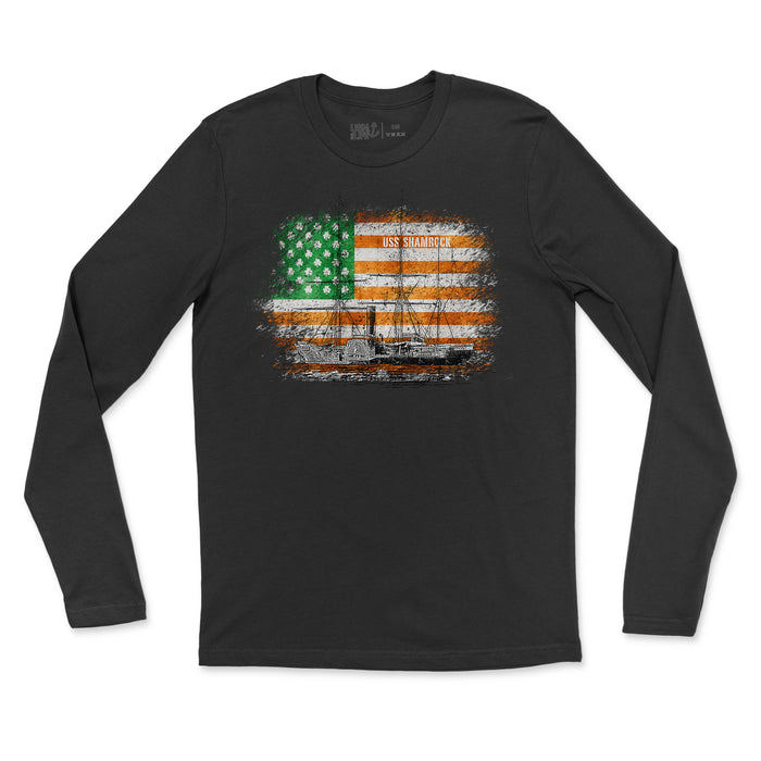 USS Shamrock Men's Long Sleeve T-Shirt