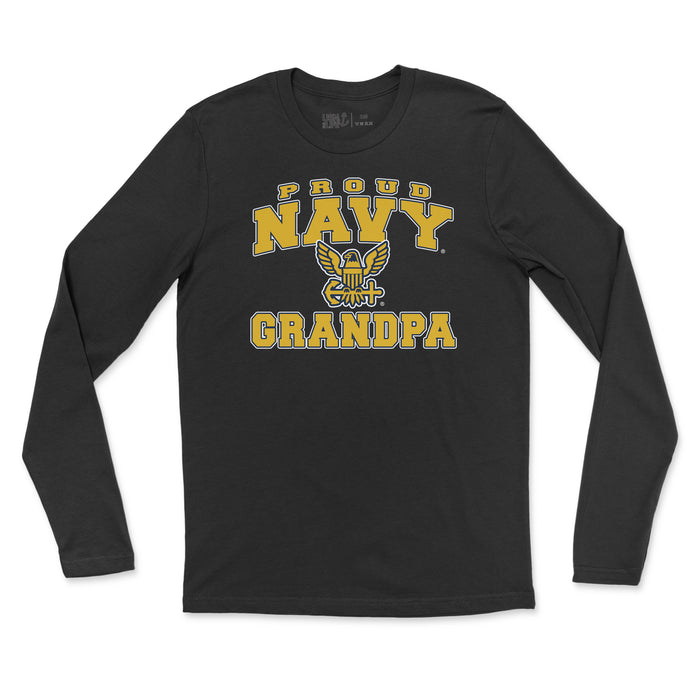 Proud Navy Grandpa Long Sleeve T-Shirt