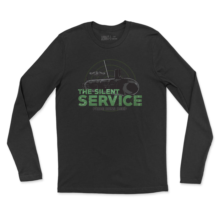 The Silent Service Dive Men's Fine Jersey Long Sleeve Tee