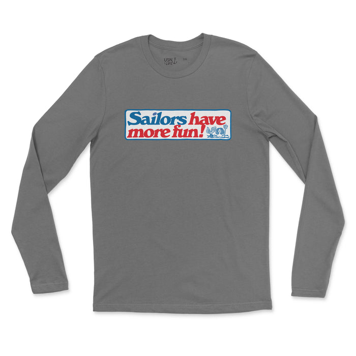 Sailors Have More Fun Men's Fine Jersey Long Sleeve Tee