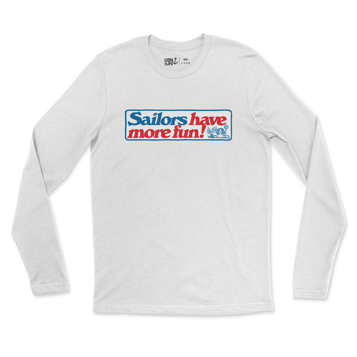 Sailors Have More Fun Men's Fine Jersey Long Sleeve Tee