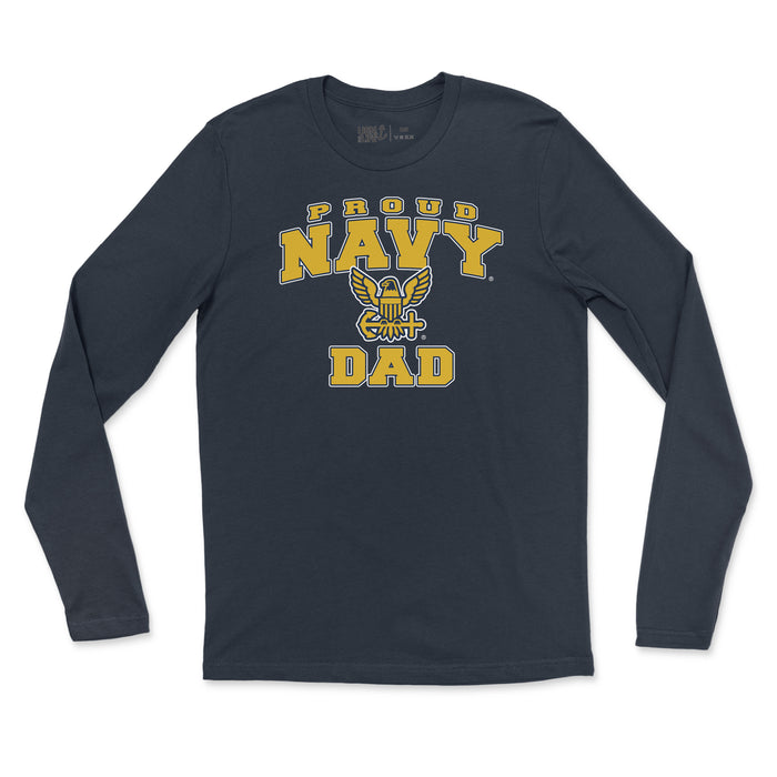 Proud Navy Dad Long Sleeve