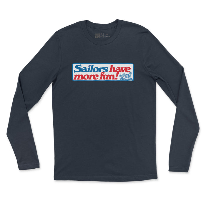 Sailors Have More Fun Men's Fine Jersey Long Sleeve Tee