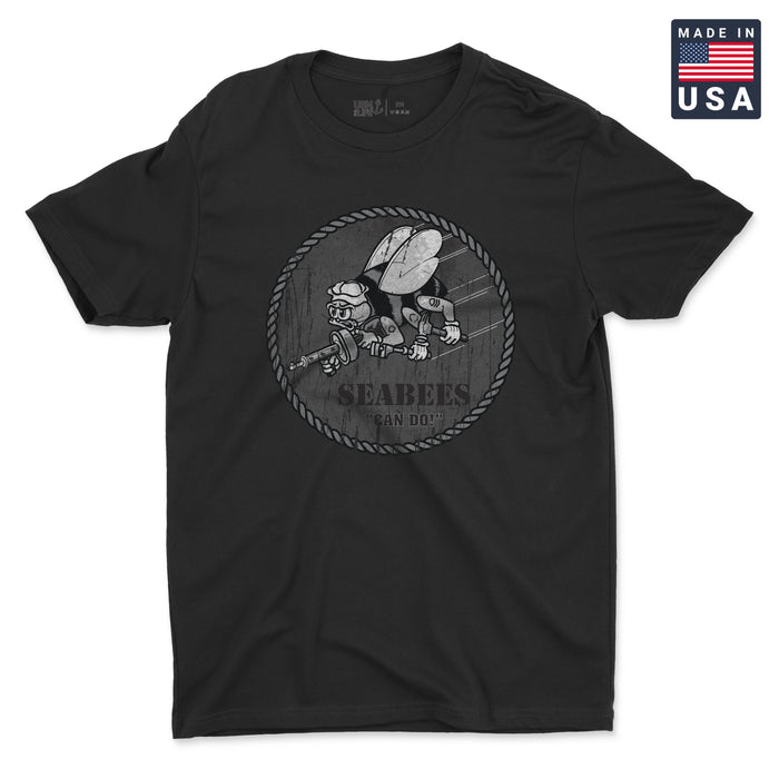 Vintage Seabees Blackout Men's T-Shirt
