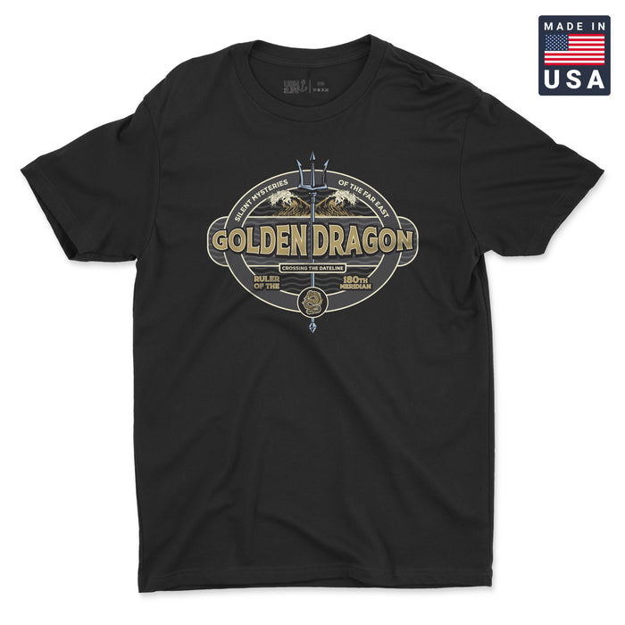 Golden Dragon Trident Men's T-Shirt
