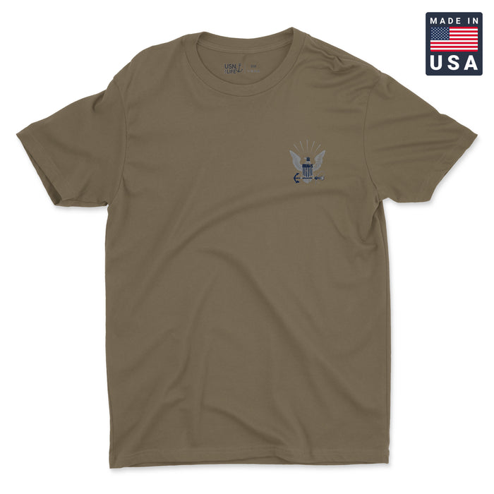 Vintage First Navy Jack Flag Men's T-Shirt