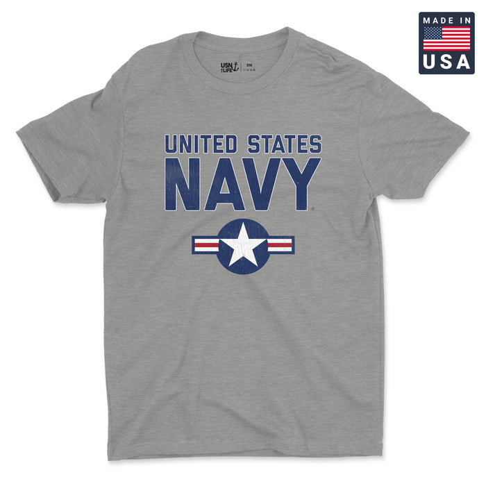 United States Navy Roundel Vintage Men's T-Shirt