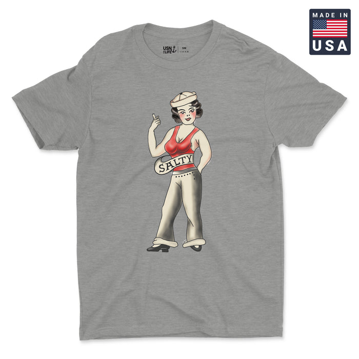 Salty Pin Up Men's T-Shirt