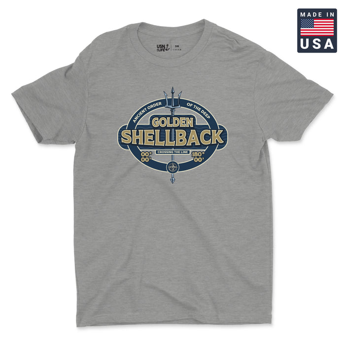 Golden Shellback Trident Men's T-Shirt