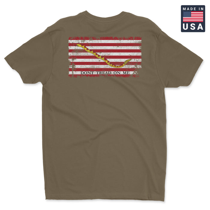 Vintage First Navy Jack Flag Men's T-Shirt