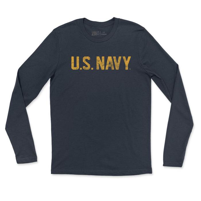 U.S. Navy Not So Basic Men's Fine Jersey Long Sleeve Tee