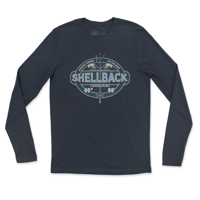 Shellback Trident Men's Fine Jersey Long Sleeve Tee
