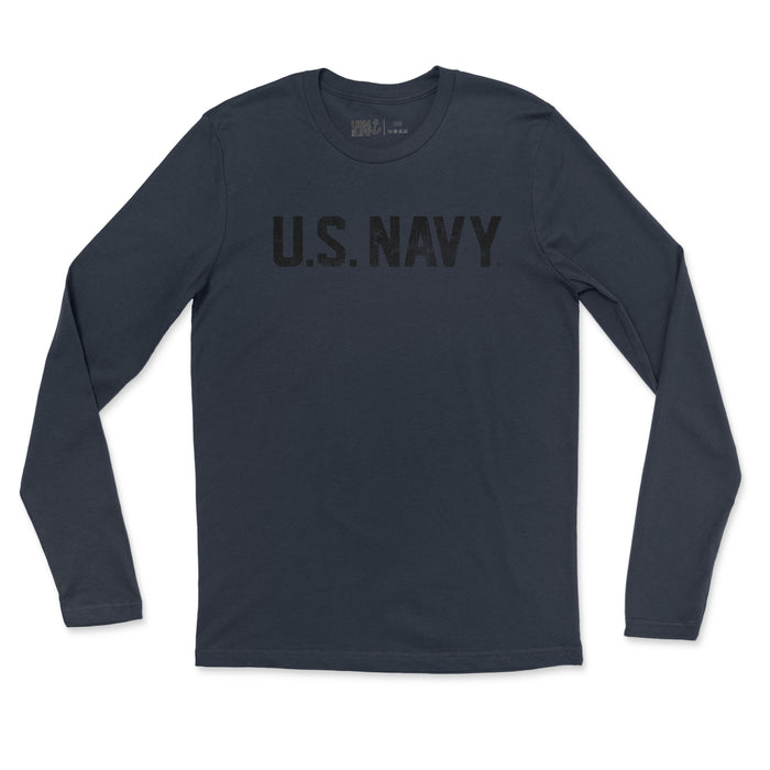 U.S. Navy Not So Basic Men's Fine Jersey Long Sleeve Tee