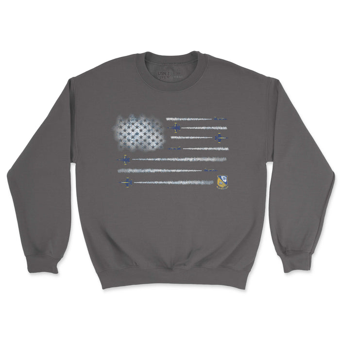 Blue Angels Smoke Men's Midweight Sweatshirt