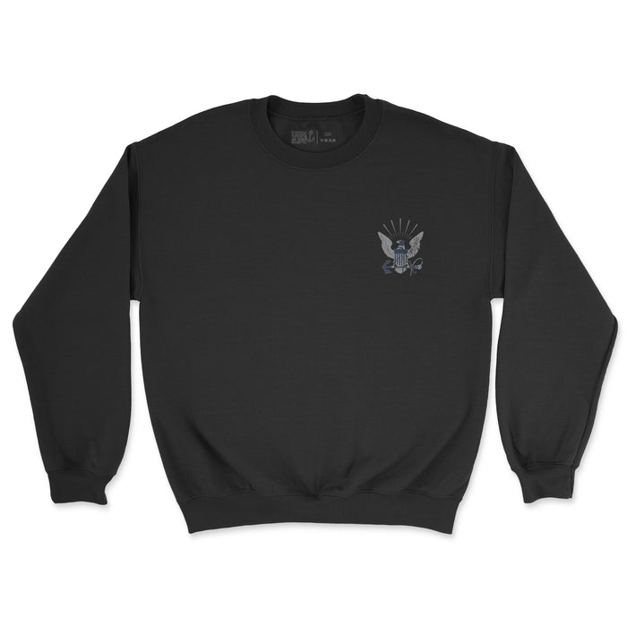 Vintage First Navy Jack Flag Men's Midweight Sweatshirt