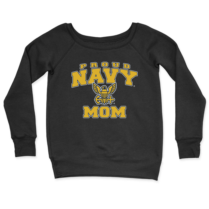 Proud Navy Mom CrewNeck