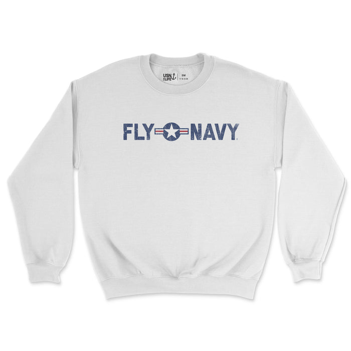 Fly Navy Roundel Men's Midweight Sweatshirt
