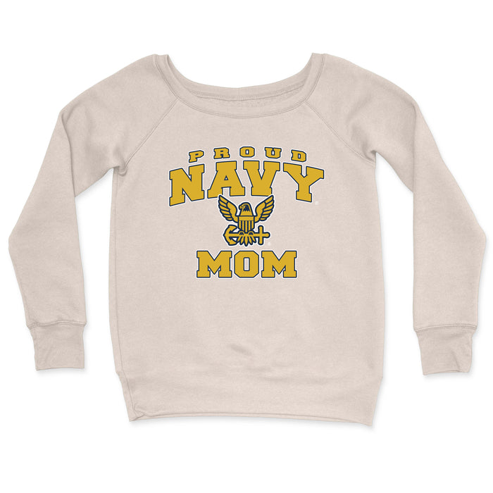 Proud Navy Mom CrewNeck
