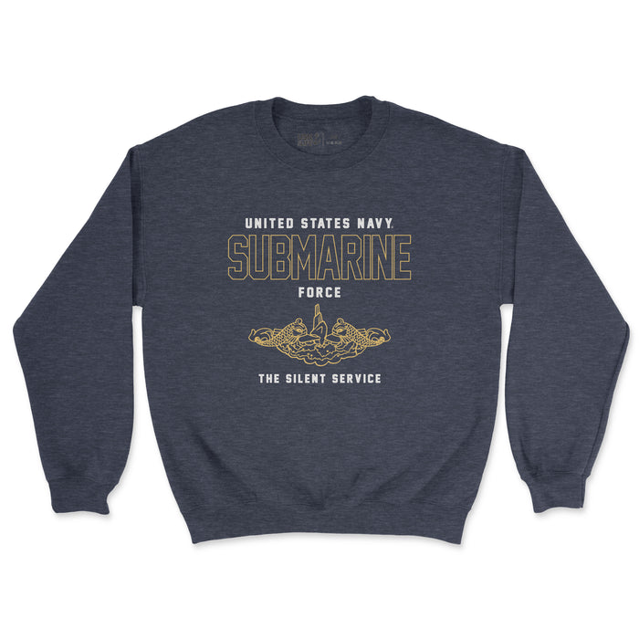 Silent Service - US Navy Submarine Force Men's Midweight Sweatshirt