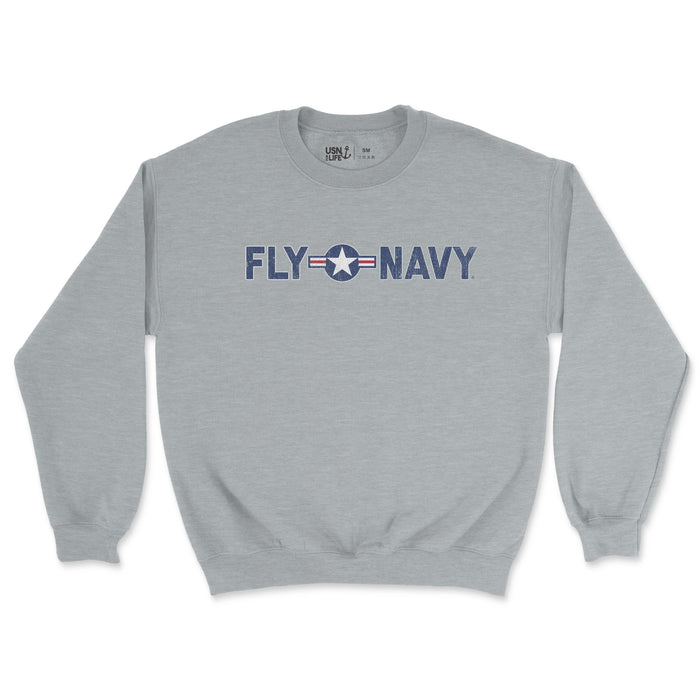 Fly Navy Roundel Men's Midweight Sweatshirt