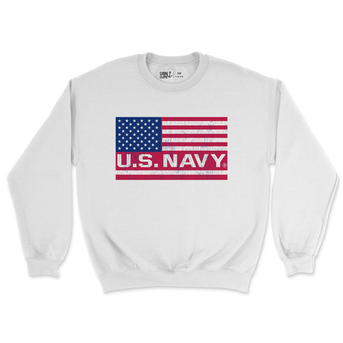 U.S. Navy Flag Men's Midweight Sweatshirt