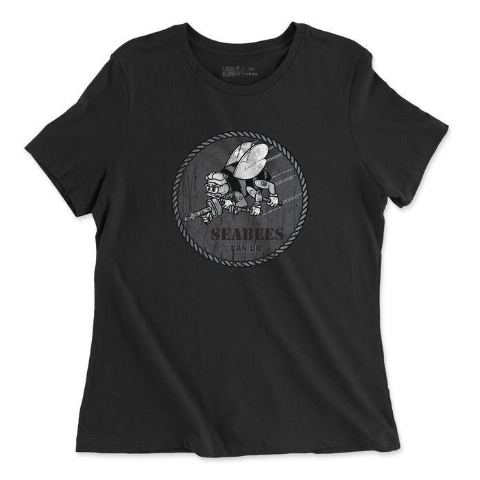 Vintage Seabees Women's Relaxed Jersey T-Shirt