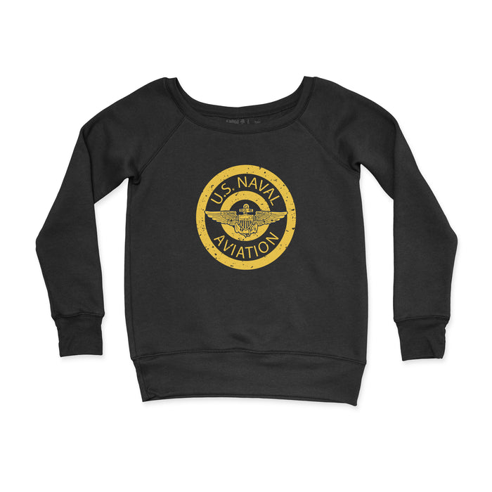 Naval Aviation Patch Women's CrewNeck