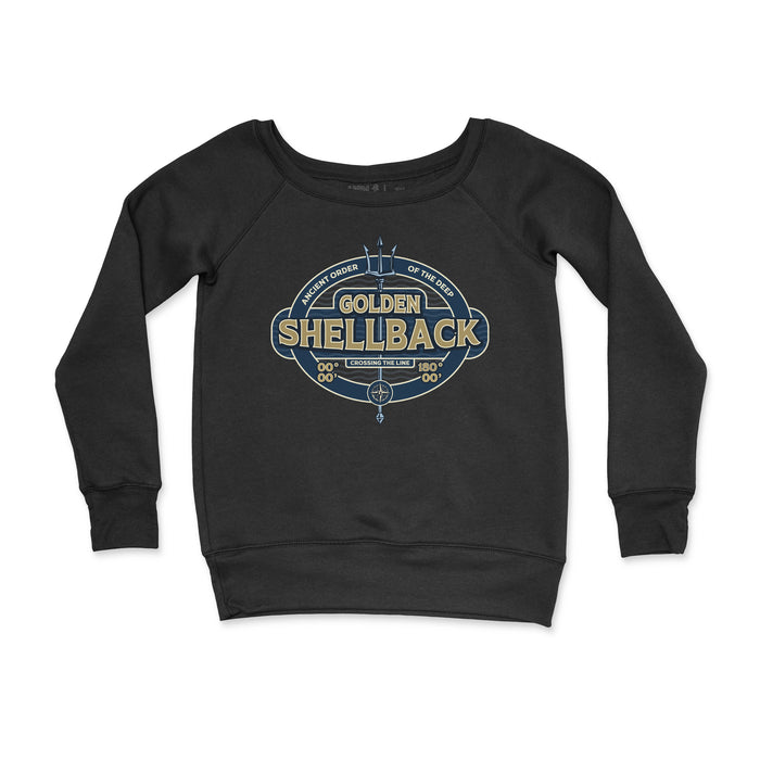 Golden Shellback Trident Women's CrewNeck