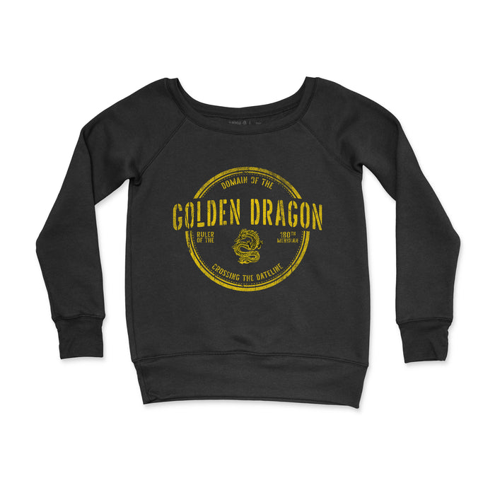 Vintage Golden Dragon Women's CrewNeck