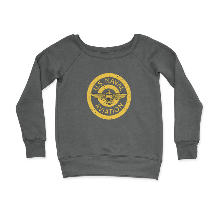 Naval Aviation Patch Women's CrewNeck