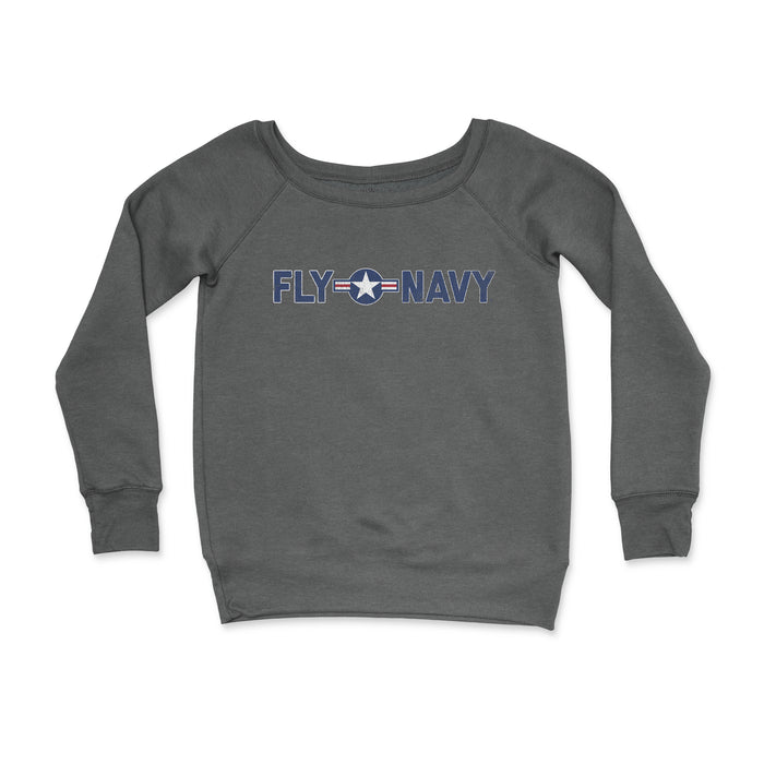 Fly Navy Roundel Women's CrewNeck