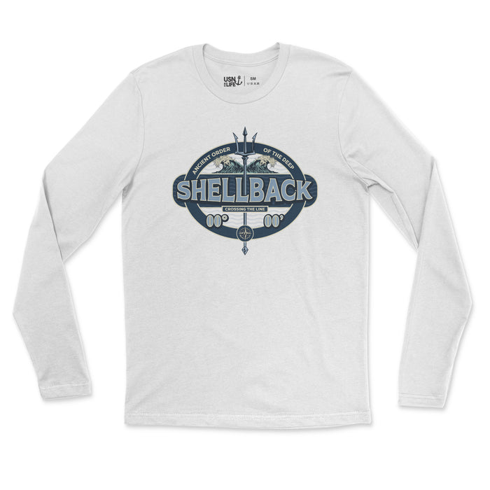 Shellback Trident Men's Fine Jersey Long Sleeve Tee