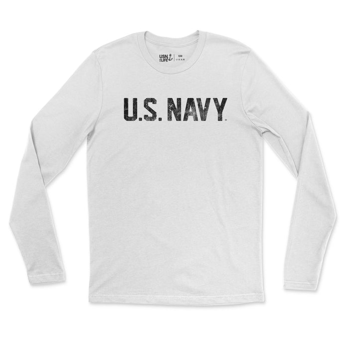 U.S. Navy Not So Basic Men's Fine Jersey Long Sleeve Tee