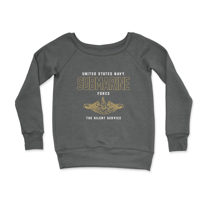 Silent Service - US Navy Submarine Force Women's CrewNeck