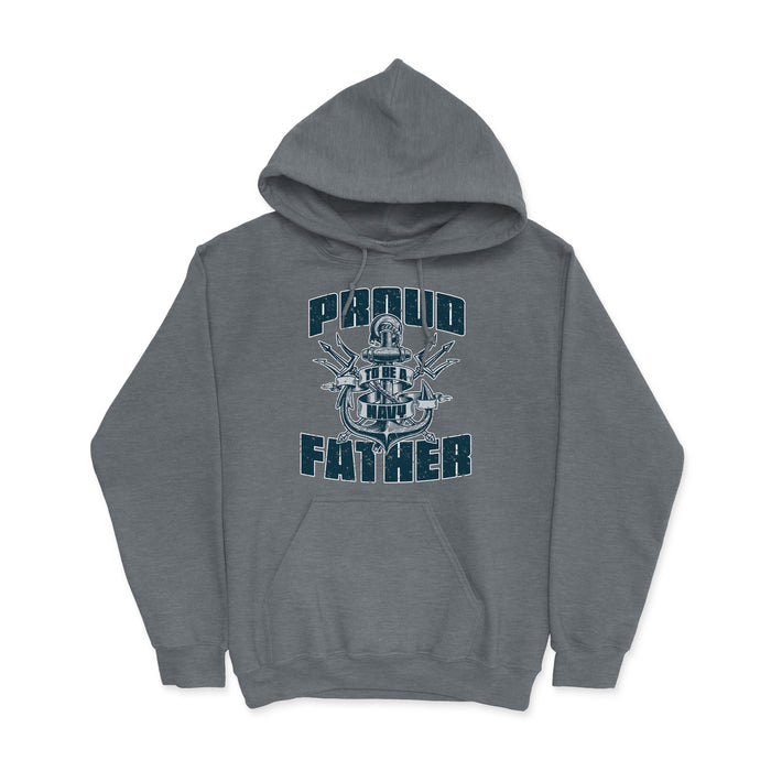 Proud to be a Navy Father Men's Hoodie