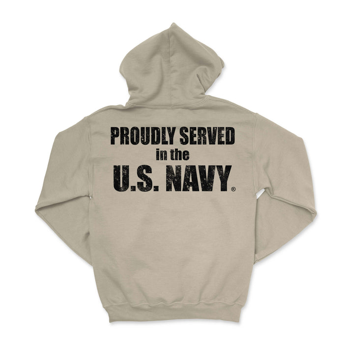 Proudly Served in the US Navy Men's Hoodie